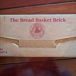 Longaberger The Bread Basket Brick NIB